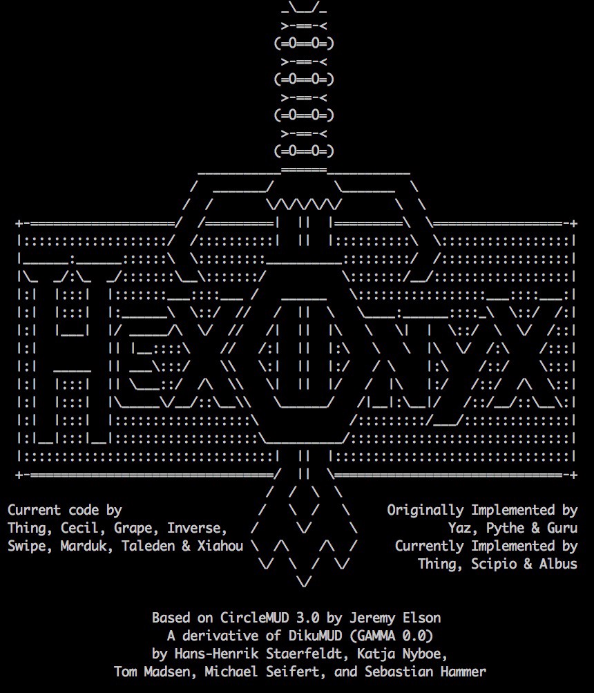 The ASCII art for HexOnyx&rsquo;s login screen