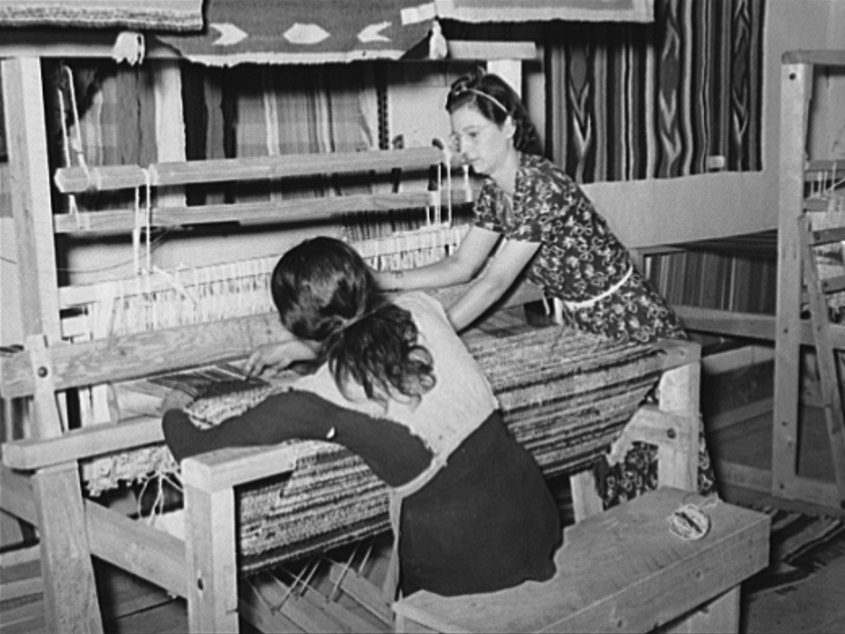 WPA-era pair weaving